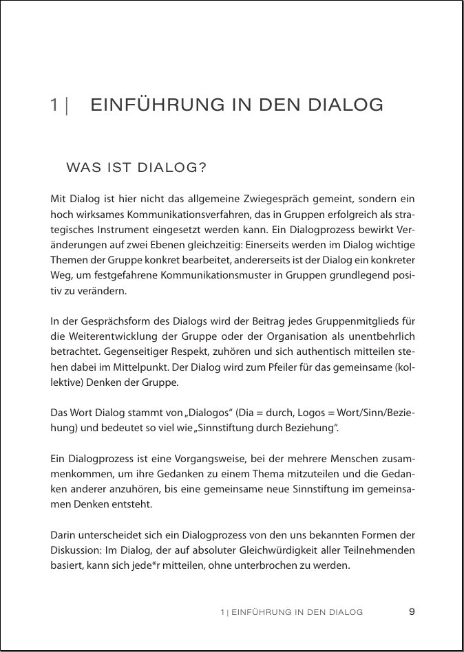 Der Dialog Leseprobe